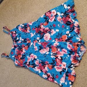 Floral print romper size 1 plus size